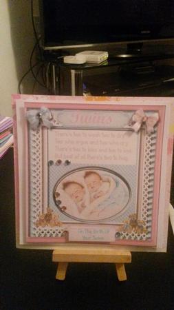 On the Birth of Your Twins ( Boy & Girl ) by Kirsty Davison
