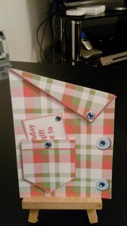 Shirt Front Card 3 by Kirsty Davison