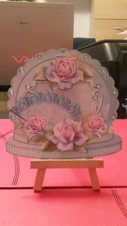 Pink Roses Age Card by Kirsty Davison