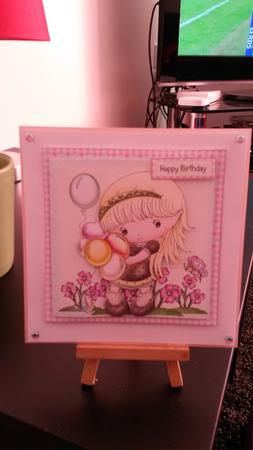 Cute Penny's Balloons Card Front Kit by Kirsty Davison