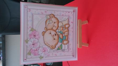 Drinky Paws 8x8 Wedding Anniversary Mini Kit & Decoupage by Kirsty Davison