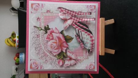 Gorgeous in Gingham Shoes Card Front Kit by Kirsty Davison