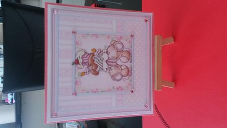 Cupcake Tower 8x8 Mini Kit Decoupage & Optional Flowers by Kirsty Davison