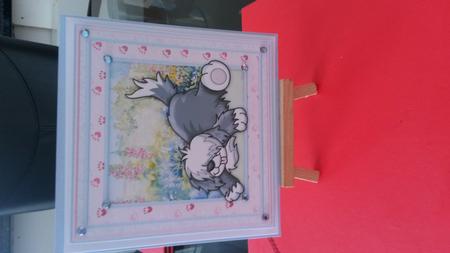 Chilled Out Dog 8x8 Mini Kit & Decoupage by Kirsty Davison