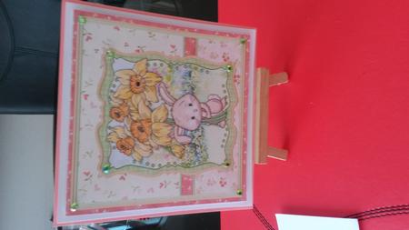 Daffodil Delivery 8x8 Mini Kit & Decoupage by Kirsty Davison