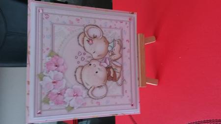 Sweet on You Mice 8x8 Mini Kit & Decoupage by Kirsty Davison