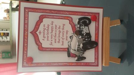 Vintage Car Decoupage and Verse by Kirsty Davison