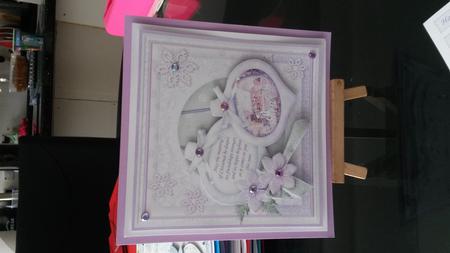 Christmas Baubles Snowman in Garden 8x8 Mini Kit & Decoupage by Kirsty Davison