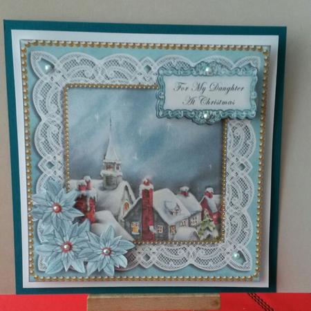 Rooftops My Daughter 8in Sentiment Topper by Kirsty Davison