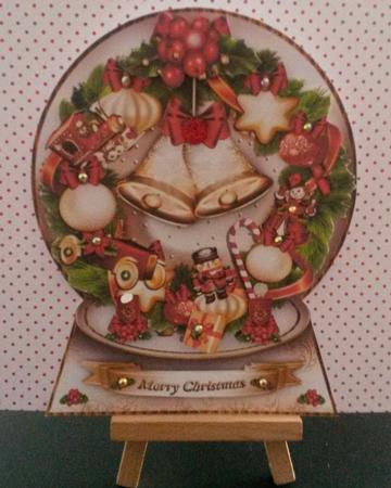 Festive Christmas Wreath by Kirsty Davison