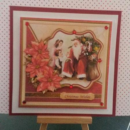 Gifts from Santa Christmas 7.5 Decoupage Mini Kit by Kirsty Davison