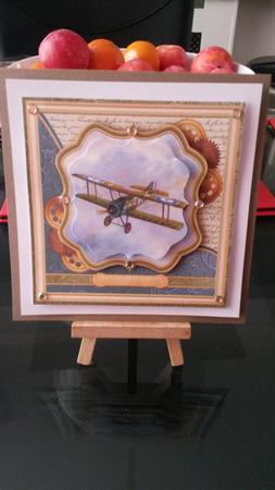 Vintage Raf Biplane 7.5 Pyramage Mini Kit by Kirsty Davison