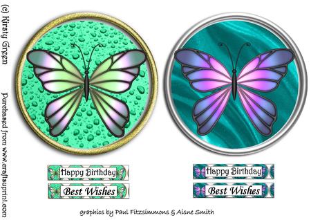 Butterflies 3 by Kirsty Green