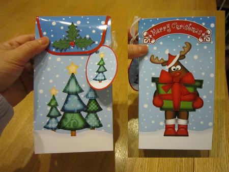 3D Xmas Rudolph's Present Gift Box Mini Kit by Kirsty Green