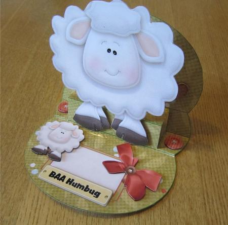Baa Humbug 3D Mini Stepper by Kirsty Green