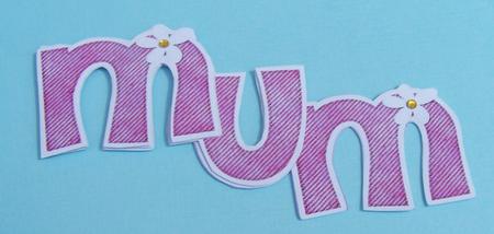 Denim Felties Lowercase Alpha Digital Embellishment by Kris Smart