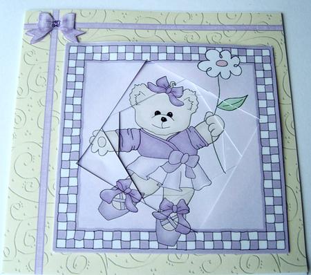 Ballet Bear Twisted Tunnel Topper by Kris Smart