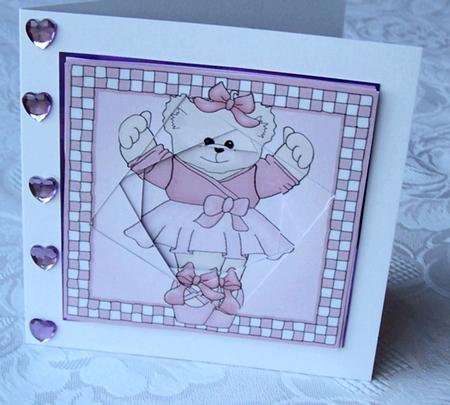 Ballet Bear Twisted Tunnel Topper by Kris Smart