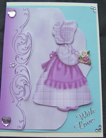 Lavender Sunbonnet Sue by Kris Smart