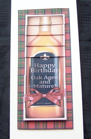 Dl Birthday Whisky in a Box with Top N Bottom Stacker by Kris Smart