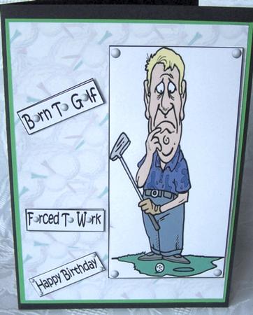 Gordon Golfer is Forced to Work Quick Card by Kris Smart