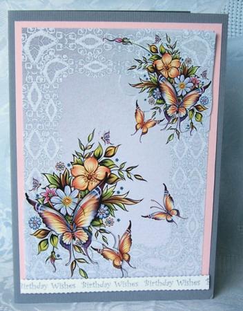 Double Corner Pryamage Flowers by Kris Smart