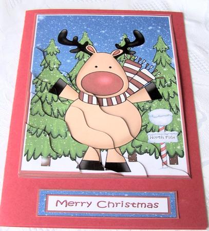 The Jolly Reindeer Side Stacker by Kris Smart