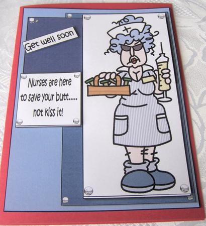 Stella Says Nurses Save Your Butt Quick Card by Kris Smart