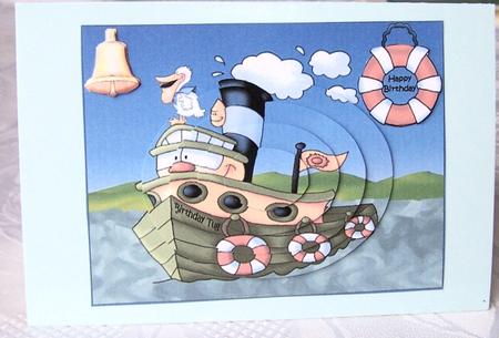 The Birthday Tug Oval Pyramid by Kris Smart