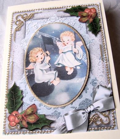 Singing Angels Holly A4 Picture Sheet by Kris Smart