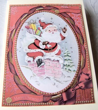 Chimney Santa A4 Picture Sheet by Kris Smart
