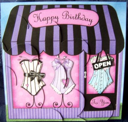 The Little Oh La La Shop Shell Edged Corner Side Stacker by Kris Smart