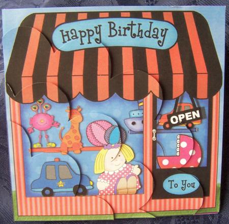 The Little Toy Shop Shell Edged Corner Side Stacker by Kris Smart