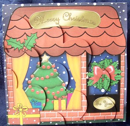 The Little Christmas Shop Shell Edged Corner Side Stacker by Kris Smart