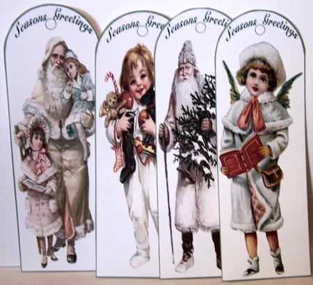Vintage Christmas Bookmarks by Kris Smart