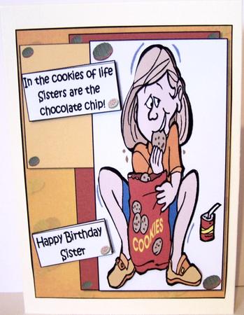 Sisters and Cookies Decoupage by Kris Smart