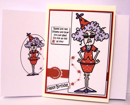 Stella's Glad She's Not Old Insert by Kris Smart