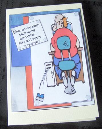 Norman is Having Computer Trouble Quick Card by Kris Smart