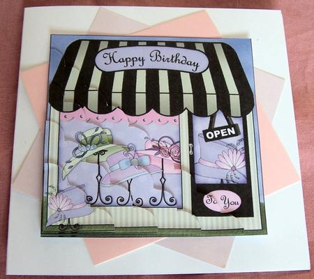 The Little Hat Shop Scallop Corner Side Stacker Topper by Kris Smart