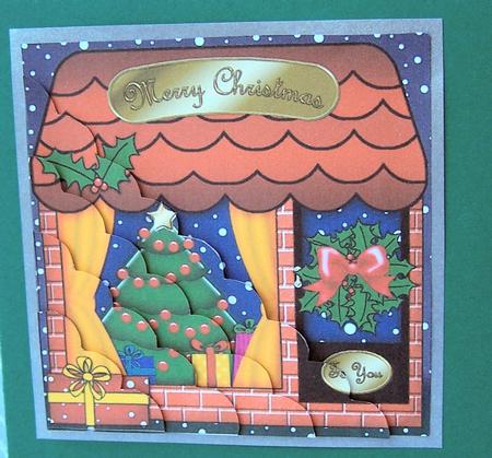Christmas Tree Shop Scallop Corner Side Stacker Topper by Kris Smart