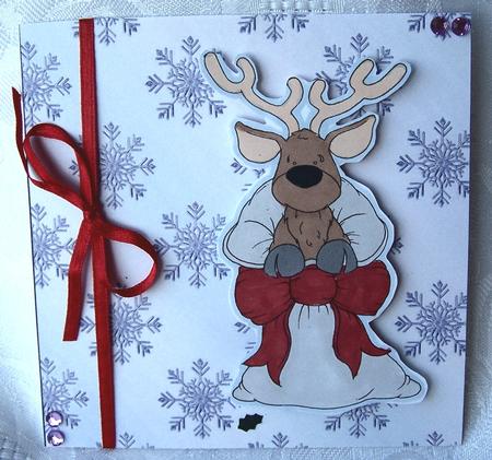 Snowflakes in Blue Background Paper by Kris Smart
