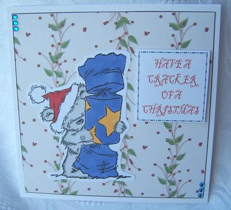 Christmas Berries Background Paper by Kris Smart