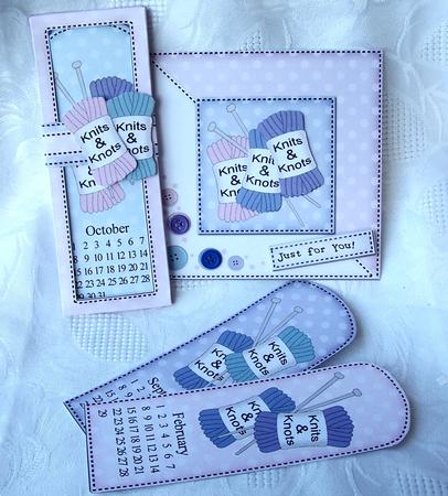 Knits N Knots Everlasting Calendar Bookmark Gift Set N Quick by Kris Smart