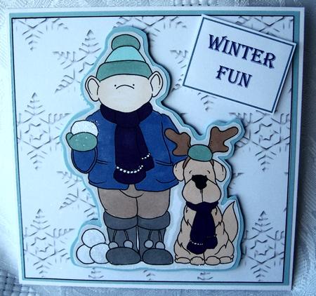 Snowflakes A4 Backing Paper in White by Kris Smart