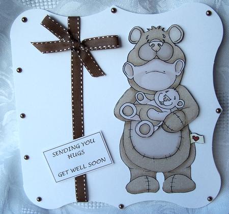Teddy Love Doodles Large Image by Kris Smart