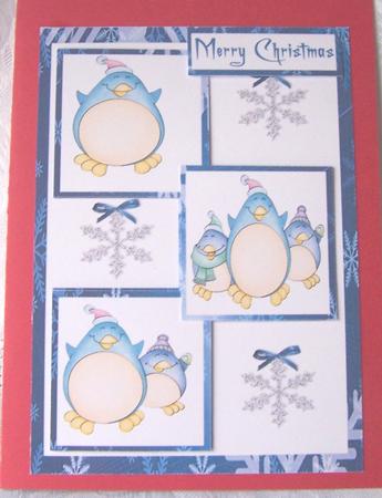 Three Squares - Penguins by Kris Smart