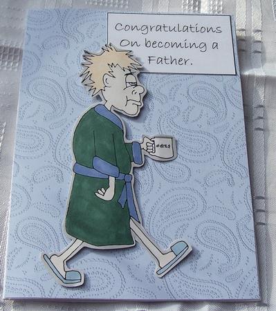 Baby Blue 'paisley Embossed' Backing Paper by Kris Smart