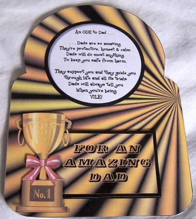 An Ode to Dad . . . Sentimental by Kris Smart
