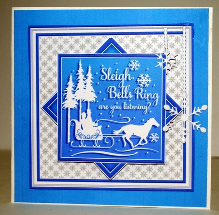 CHRISTMAS QUICK LAYER CARDS Monotone Scenes Bumper Kit by Kristina Norbat