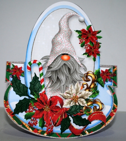 Xmas Gnome Wobble Card-4 by Kristina Norbat